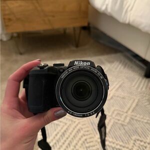 Nikon Black Digital Camera with Wide Optical Zoom